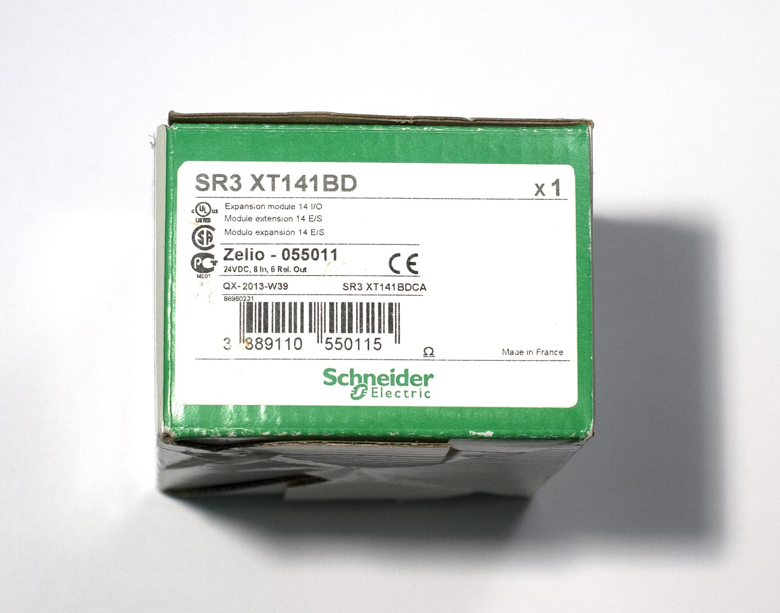 Schneider Electric Zelio SR3XT141BD 24VDC 8 Input 6 Relay Output module