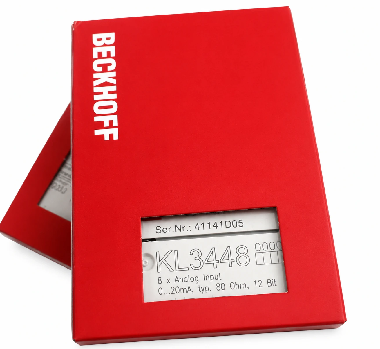 Beckhoff KL3448 8-канальный аналоговый входной терминал, 0…20 мА, 12 бит, single-ended, 500 В изоляция, −25…+60 °C, IP20, 1-проводное подключение.
