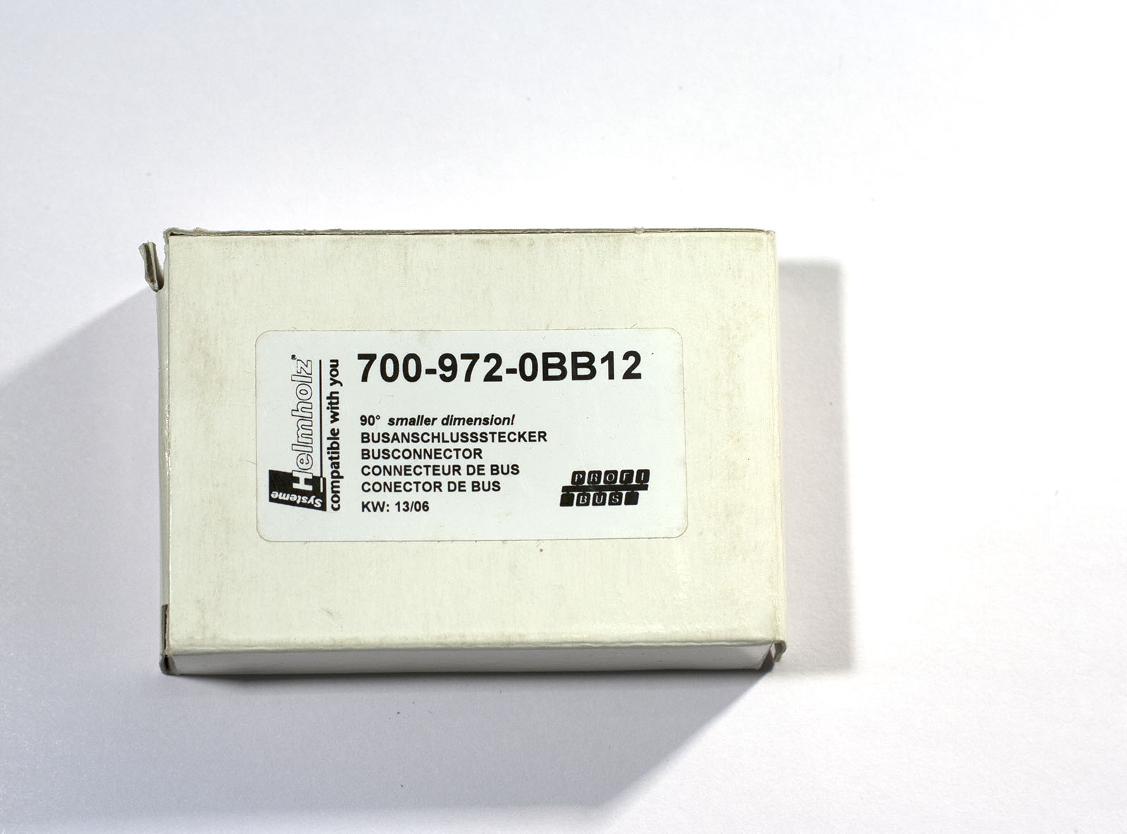 Helmholz PROFIBUS Connector 700-972-0BB12 with PG