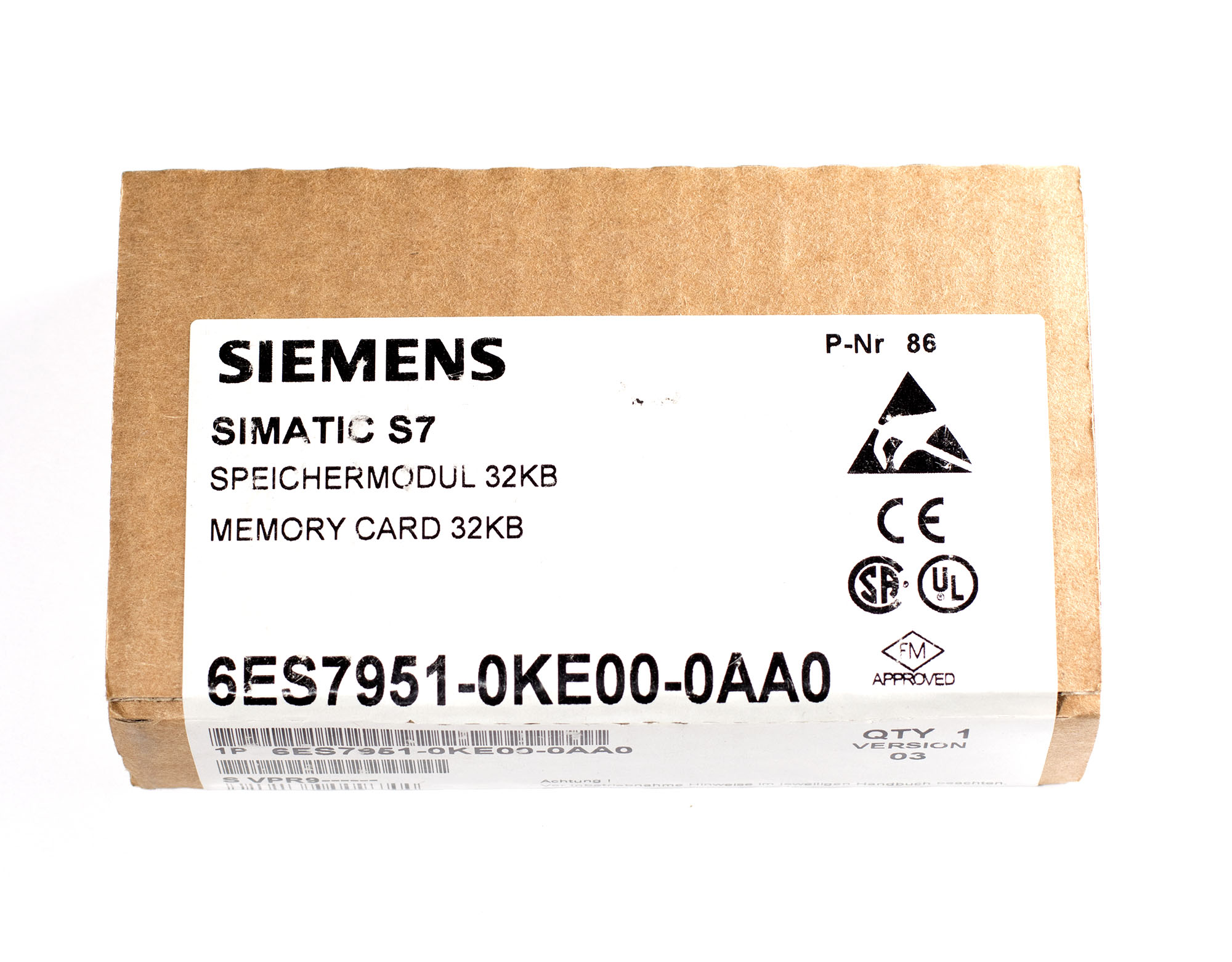 Siemens 6ES7951-0KE00-0AA0 карта памяти FEPROM 32 КБ