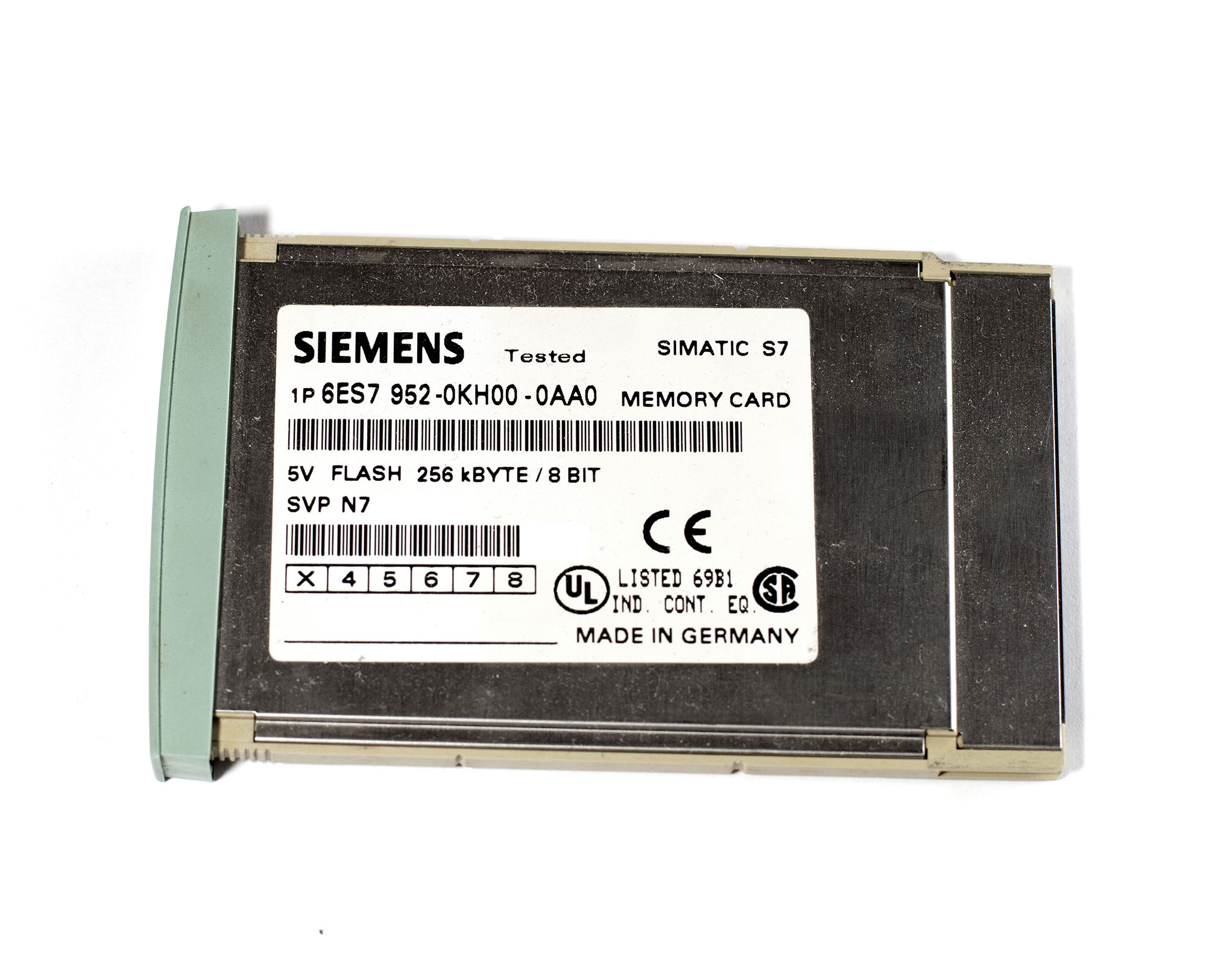 Siemens Simatic S7-400 memory card 5V Flash EPROM 256 Kbyte 6ES7 952-0KH00-0AA0