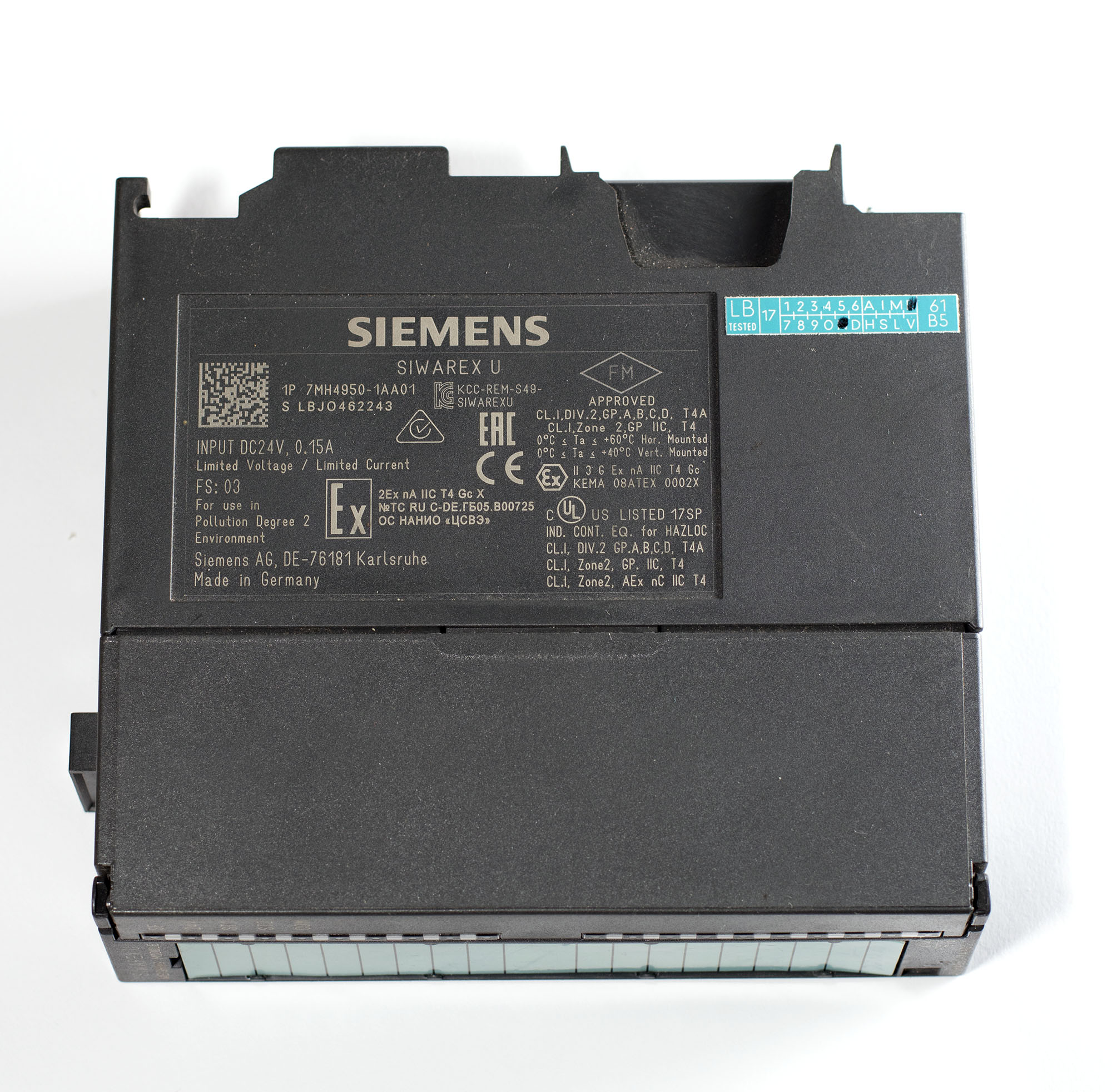 Siemens 7MH4950-1AA01 SIWAREX U 1 канал S7-300/ET200M — изображение 2