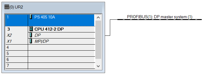 Настройка конфигурации процессора 6ES7 412-2XG00-0AB0 в Siemens Simatic Step7