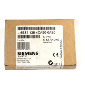 Siemens Simatic ET200S PM-E power module 6ES7 138-4CA50-0AB0 6ES7138-4CA50-0AB0