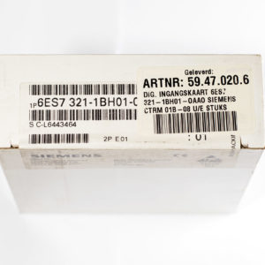 Siemens 6ES7321-1BH01-0AA0 SM321 16x24V DC