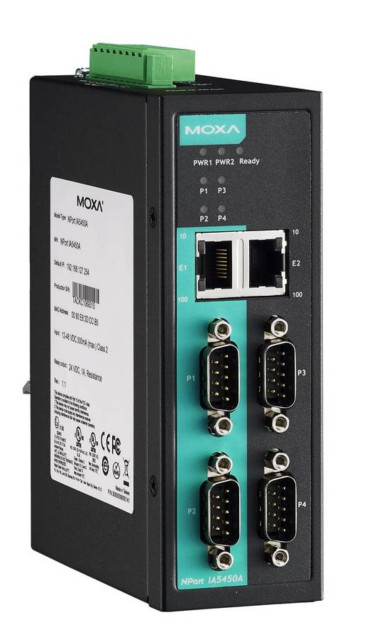 MOXA NPORT IA5450AI-T RS-232/422/485 в Ethernet