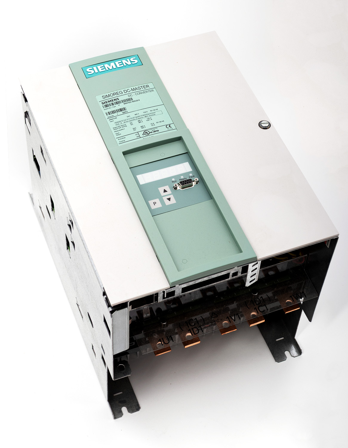 Siemens 6RA7078-6DV62-0 SIMOREG DC MASTER преобразователь постоянного тока SIMOREG DC MASTER для 4-квадрантного управления мощными двигателями. Вход 3x400V/233A, выход 420V/280A (118 кВт).