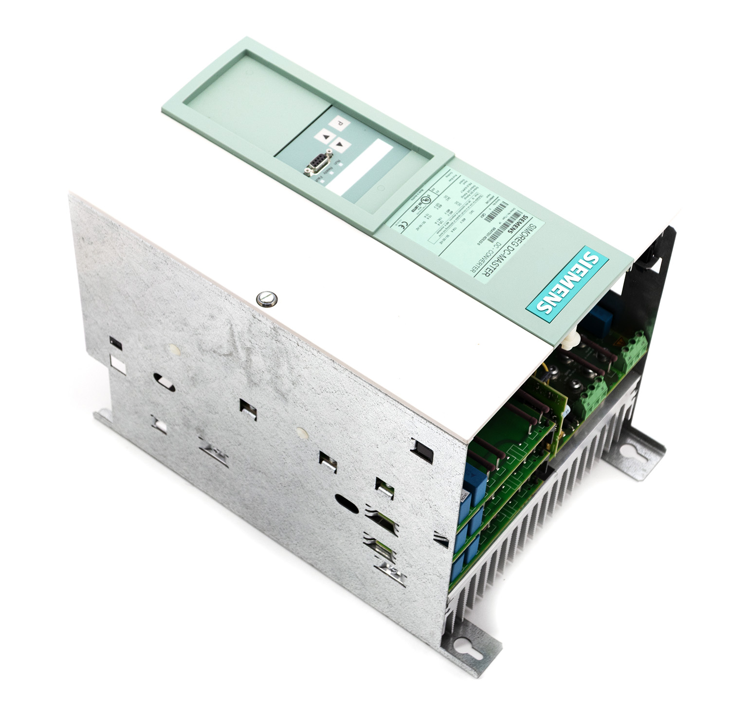 Siemens 6RA7078-6DV62-0 SIMOREG DC MASTER преобразователь постоянного тока SIMOREG DC MASTER для 4-квадрантного управления мощными двигателями. Вход 3x400V/233A, выход 420V/280A (118 кВт).