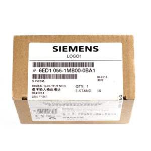 Модуль расширения Siemens 6ED1055-1MB00-0BA1 LOGO! DM8 12/24R 4 DI/4 DO: питание 12/24 В DC, 4 DI, 4 релейных выхода (5 А), монтаж на DIN-рейку, IP20