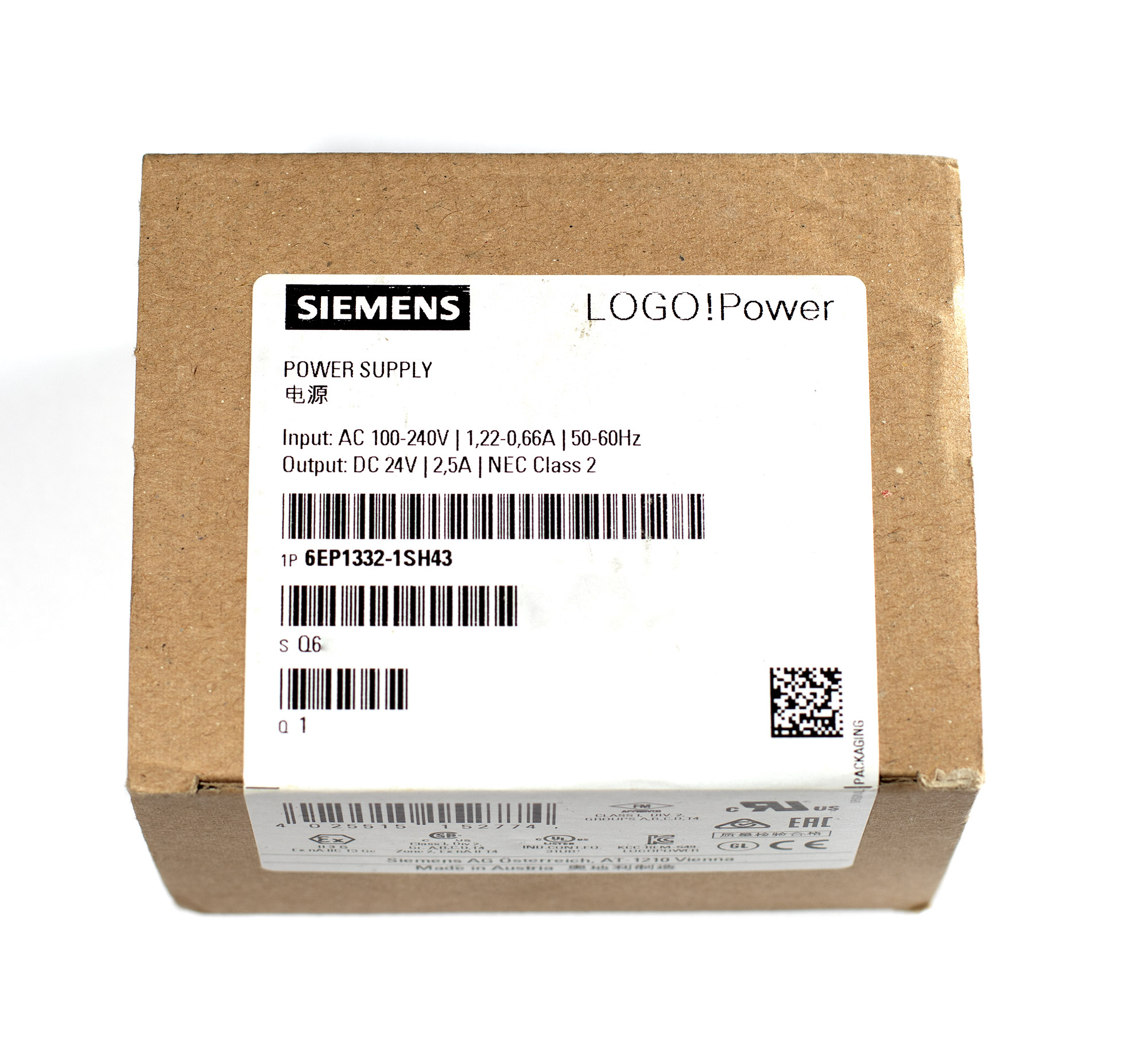 Siemens 6EP1332-1SH43, LOGO!Power