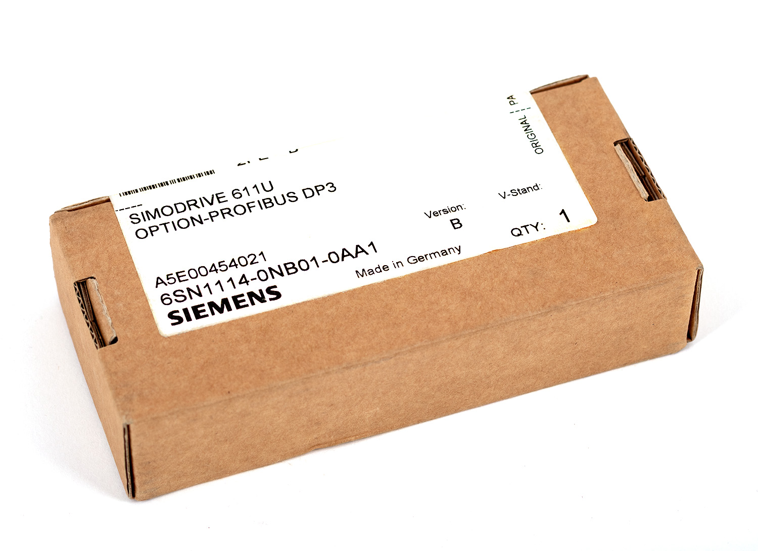 Siemens 6SN1114-0NB01-0AA1 опциональный модуль PROFIBUS DP3 для SIMODRIVE 611 U. Тактовая синхронизация, до 2 осей, 12 Мбит/с.