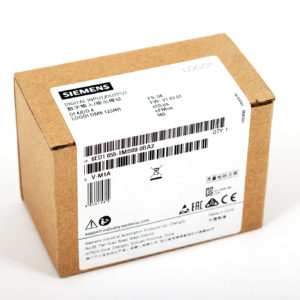 Siemens 6ED1055-1MB00-0BA2 модуль расширения LOGO! DM8 12/24R. 4 DI/4 релейных DO, 12/24 В DC, 5 А, 2 ТЕ, DIN-рейка, для LOGO! 8 и 8.2.