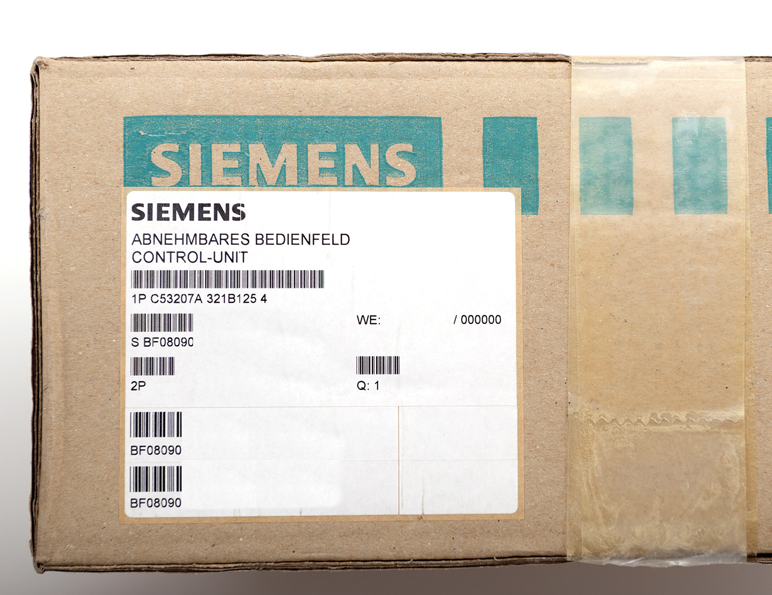 Siemens SIPROTEC C53207-A321-B125-4 съёмная панель управления для устройств SIPROTEC. Исполнение для монтажа 1/2 19-дюймовой стойки.